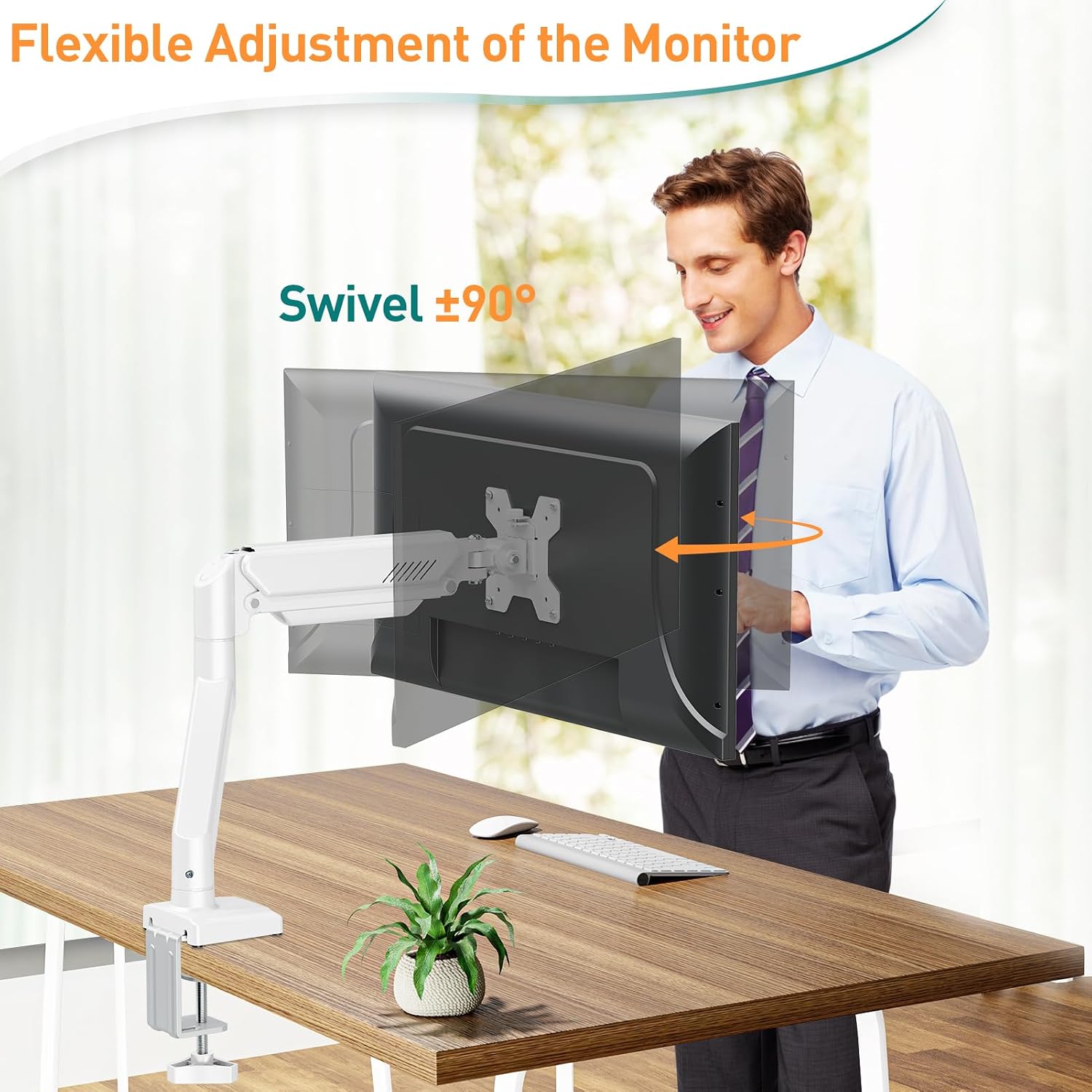 Thumbnail 5 de ELIVED EV004W single monitor arm 9kg