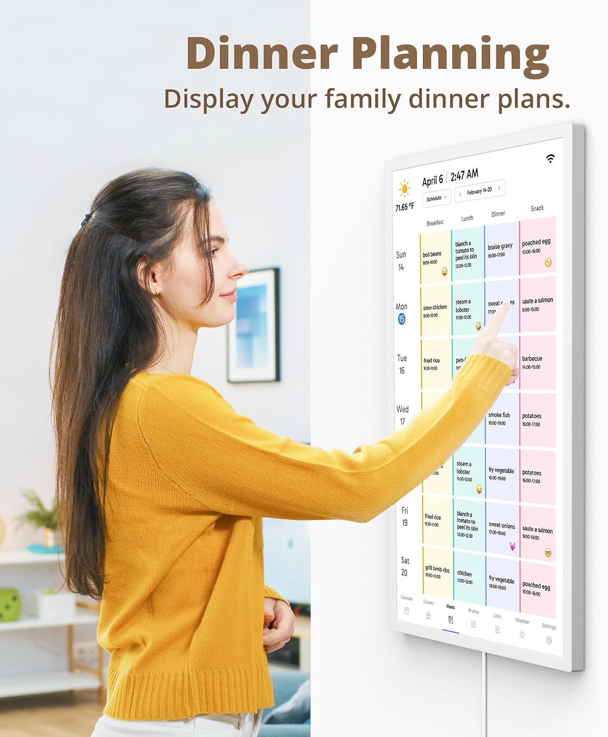 Thumbnail 3 de Dragon Touch 32 Zoll Digitaler Kalender