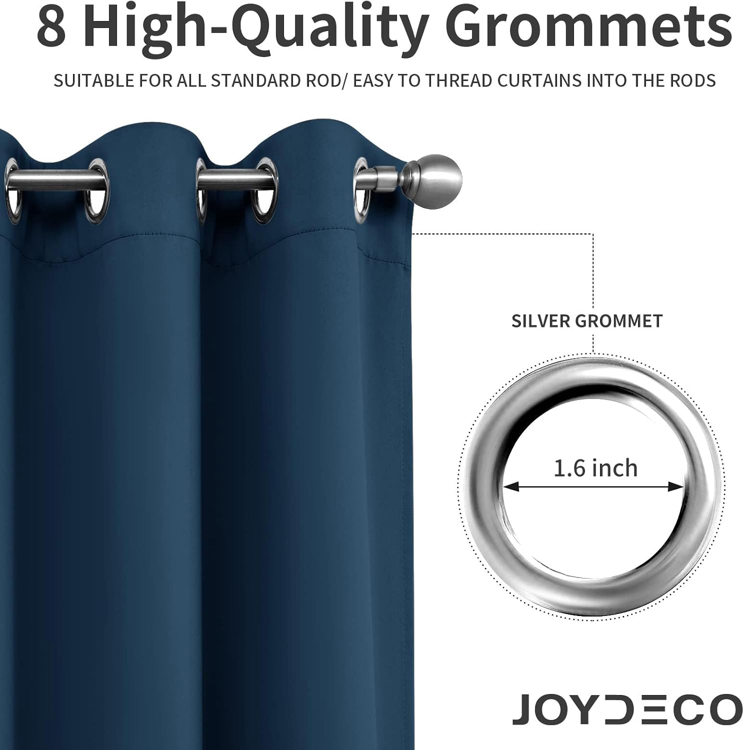 Thumbnail 1 de Joydeco Blackout Curtains 95-Inch Length