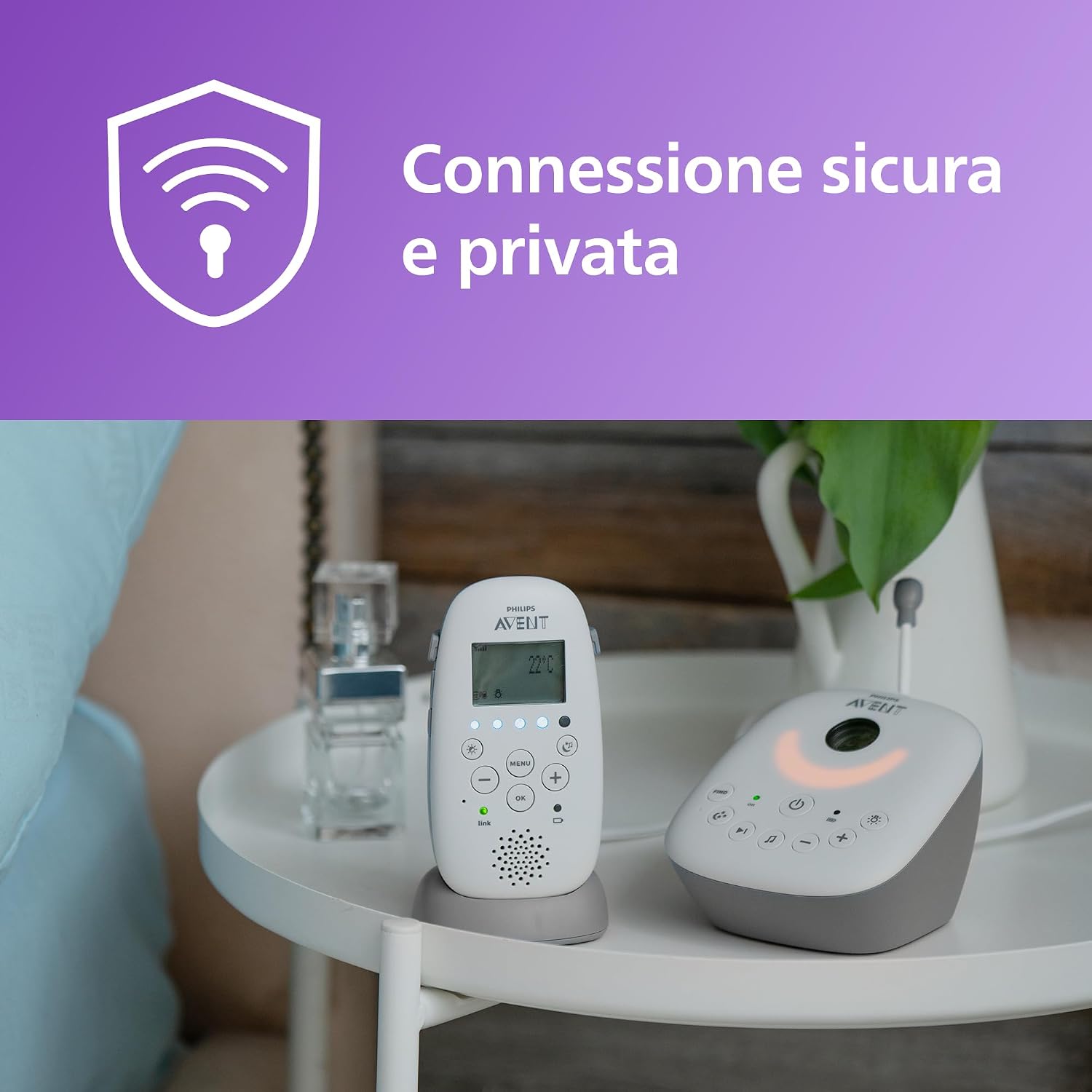 Thumbnail 1 de Philips Avent SCD733/26 DECT Baby Monitor
