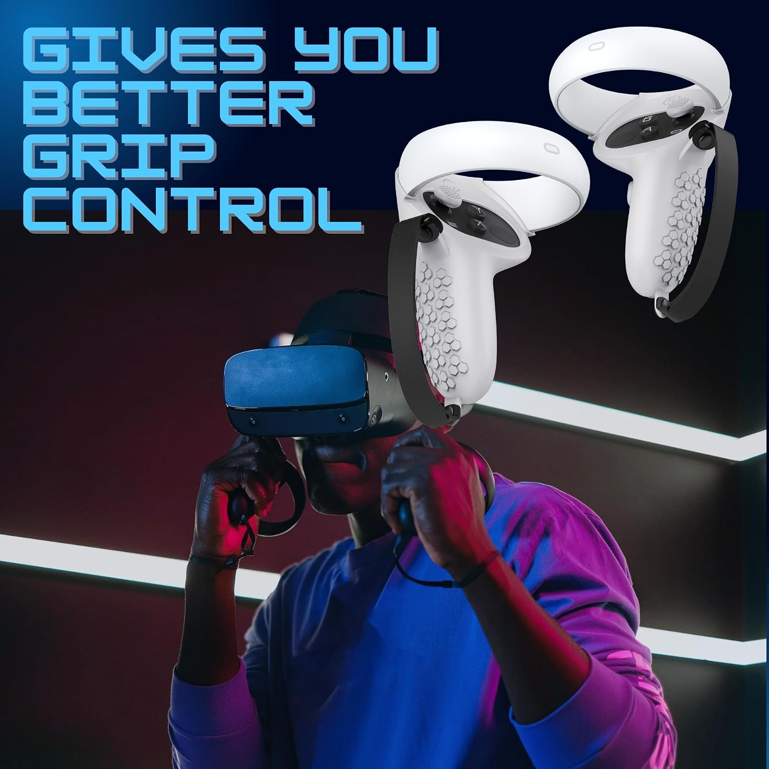 Detalle 2 de AMZDM Controller Grip for Meta Quest 2 1 Pair