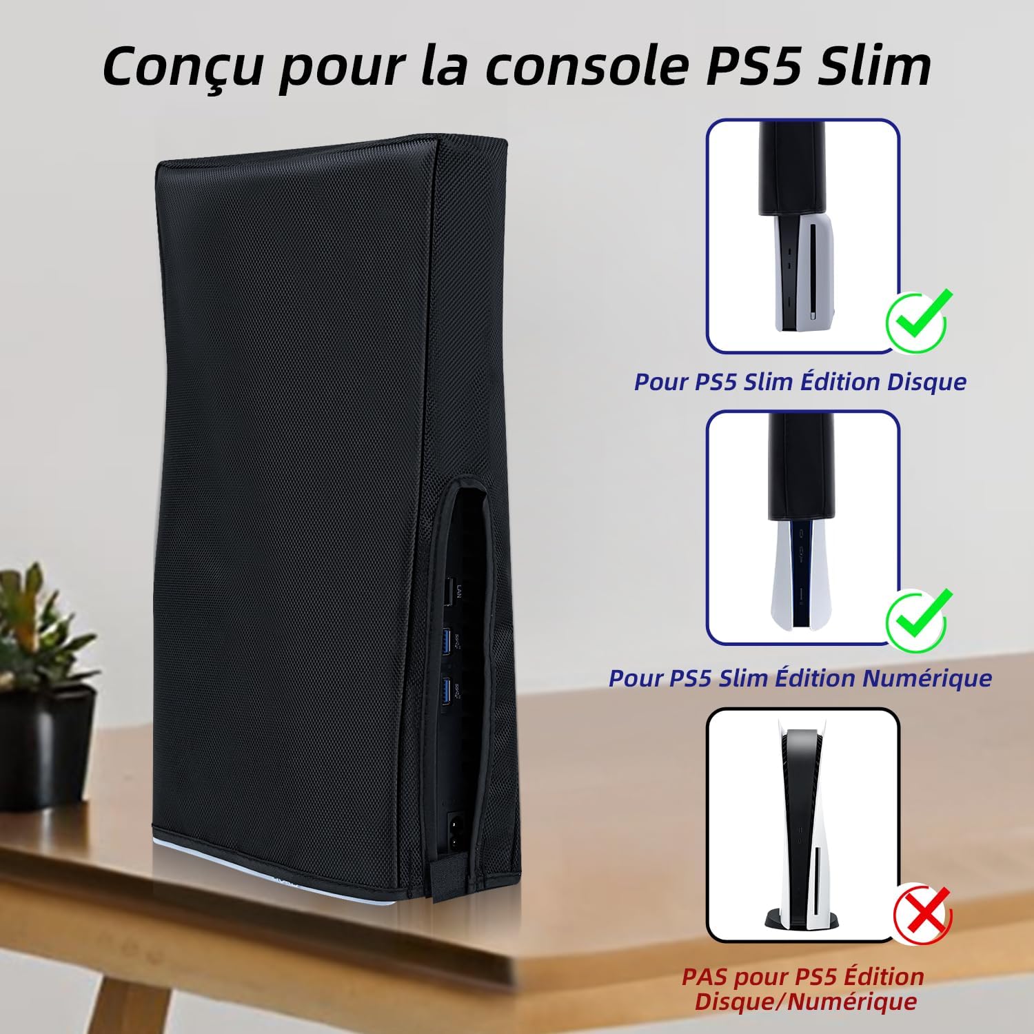 Thumbnail 2 de Wigearss Housse PS5 Slim anti-poussière