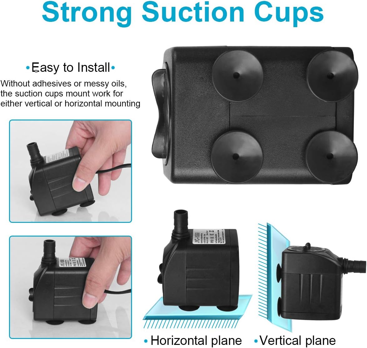 Thumbnail 3 de flintronic Mini Bomba de Agua Sumergible 12 LED