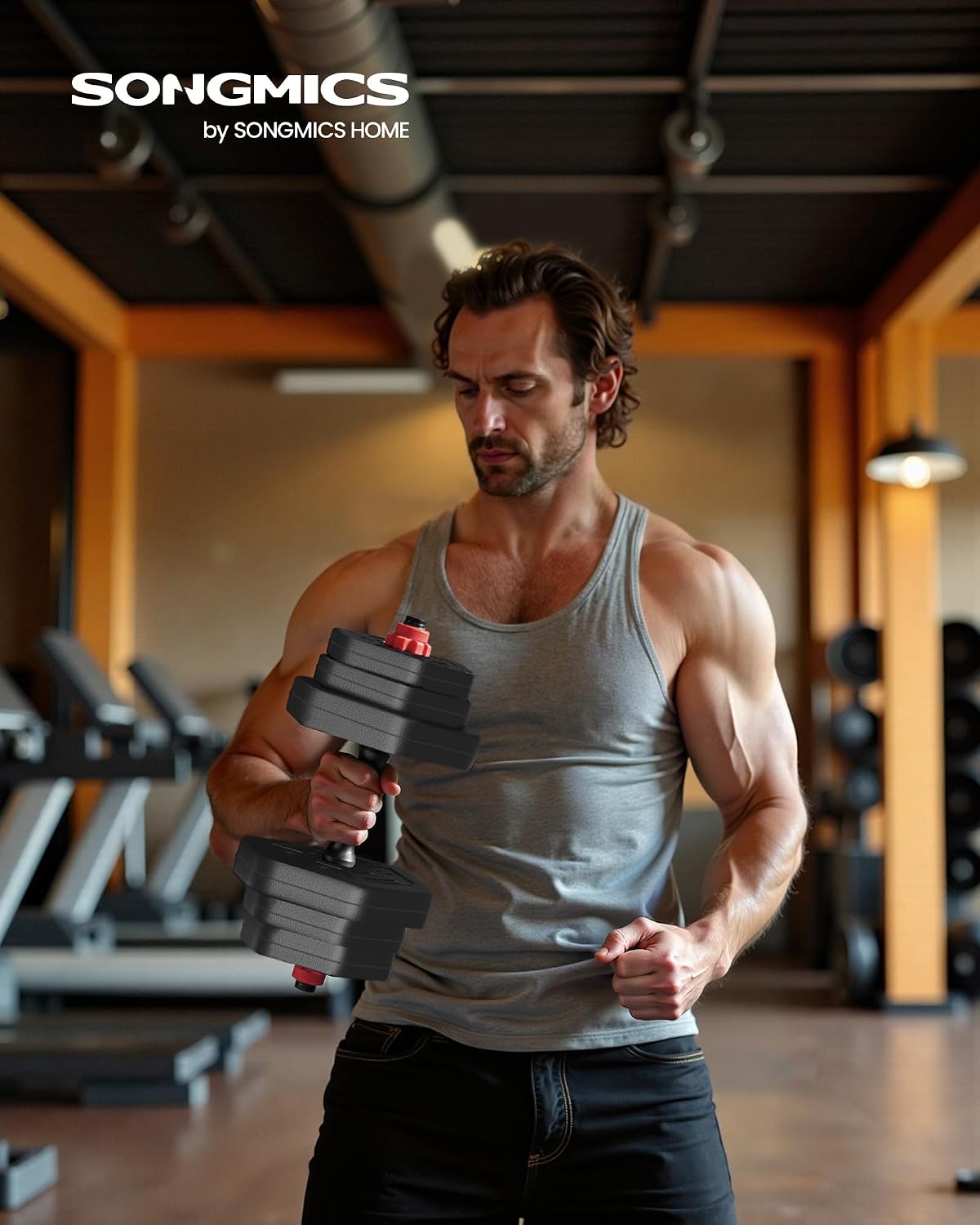 Thumbnail 1 de SONGMICS Set d’haltères hexagonales pour musculation 🏋