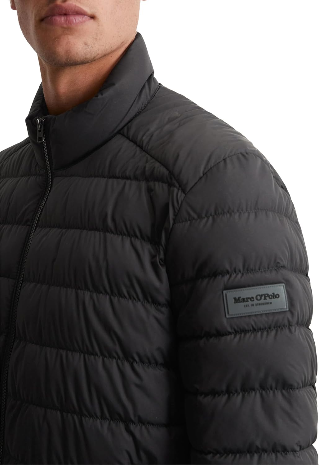 Detalle 2 de Marc O’Polo Damen Steppjacke mit Stehkragen – leicht, mit 2-Wege-Reißverschluss