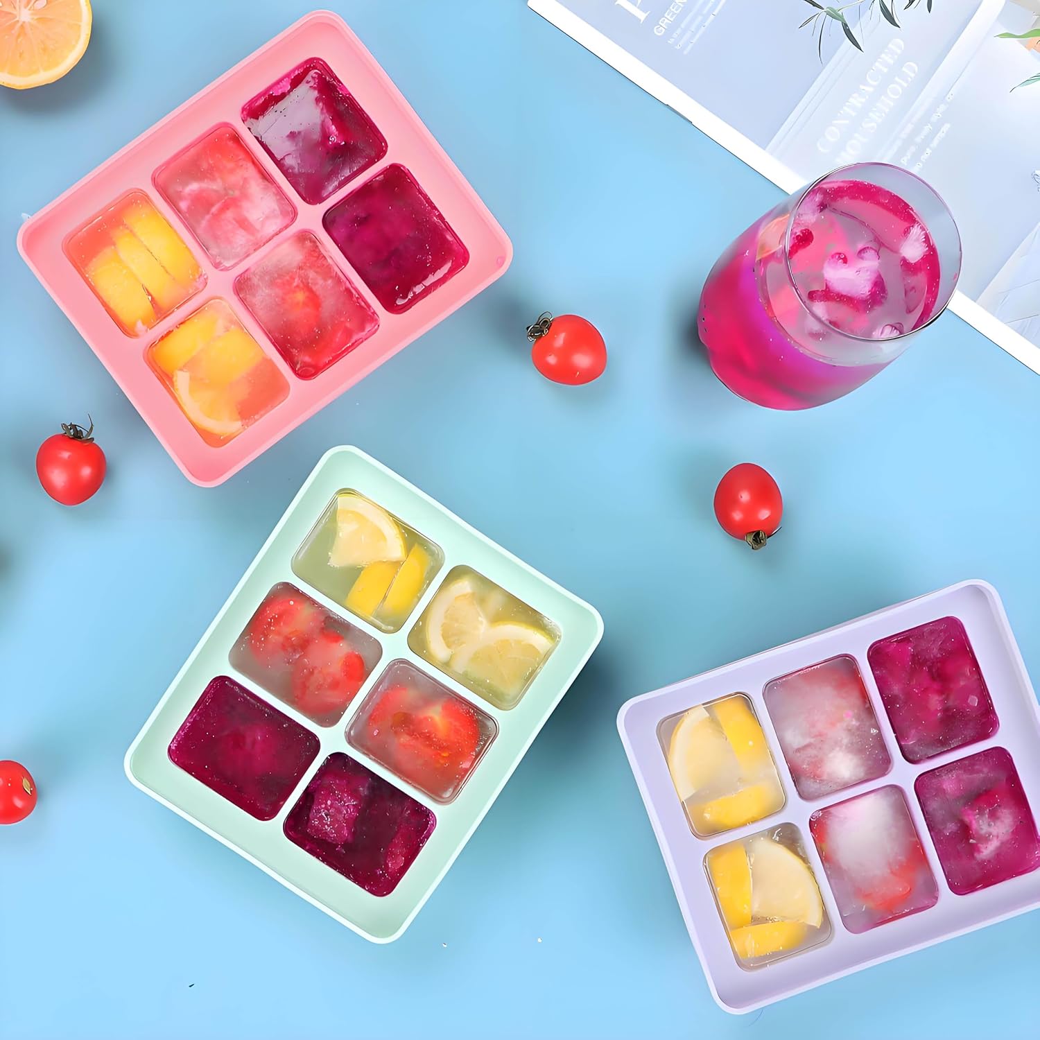 Thumbnail 5 de Nelbons 3Pcs Ice Cube Tray