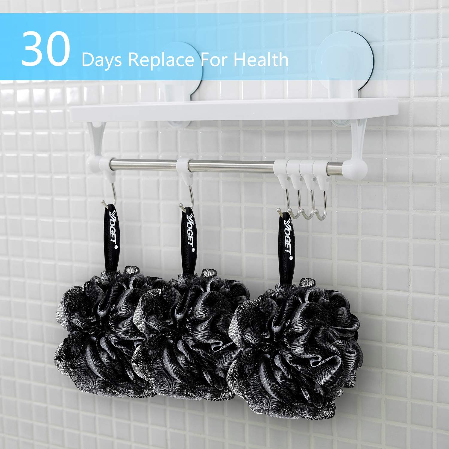 Thumbnail 4 de Yoget Bath Loofah Sponge 4 Pack