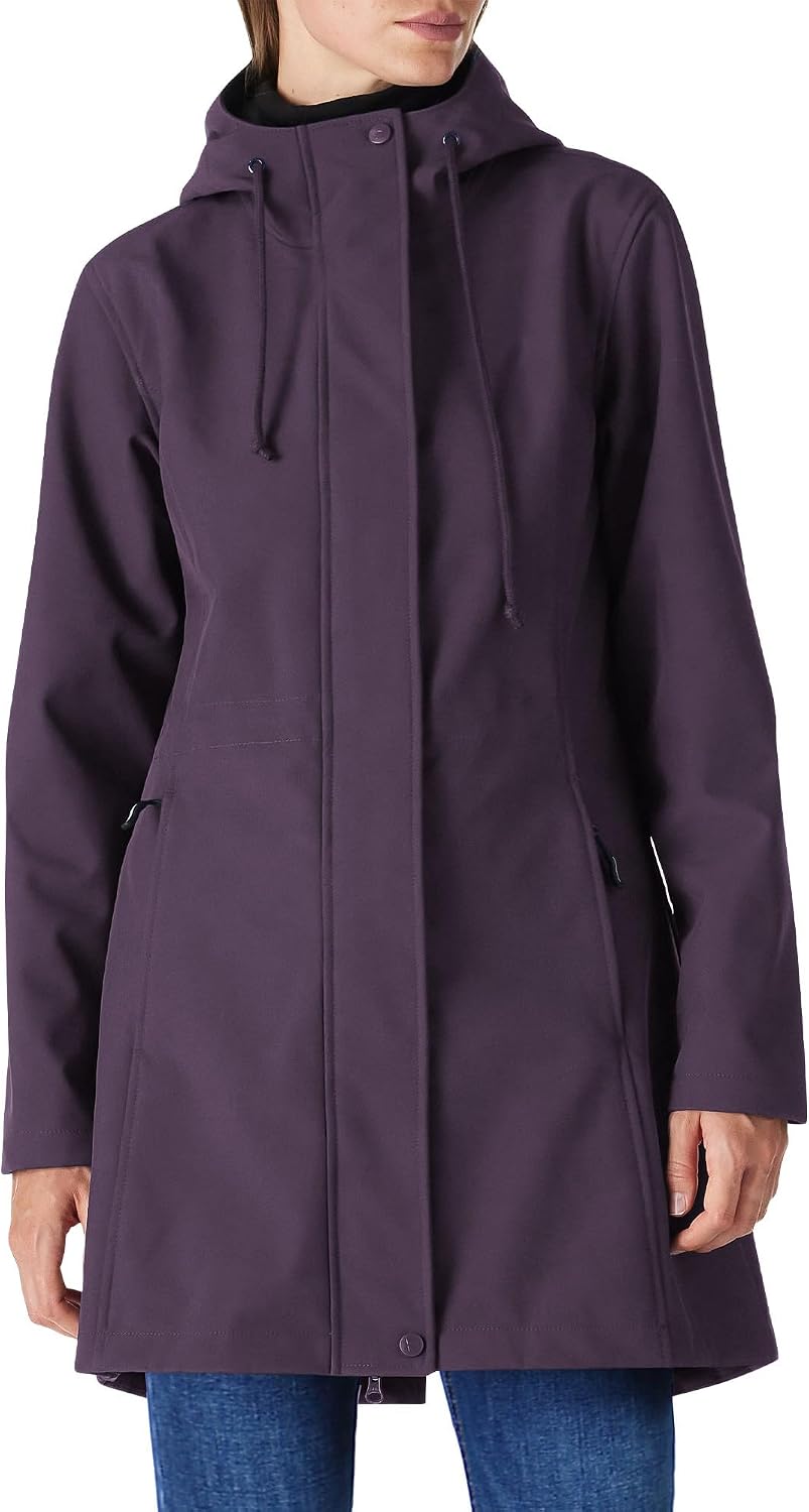 Thumbnail 1 de Outdoor Ventures Softshell Jacket for Women – Rain Jacket with Hood, Breathable Waterproof Windbreaker