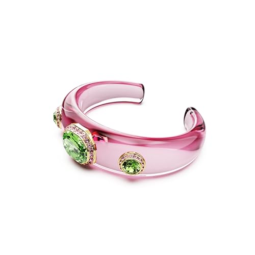 Thumbnail 1 de Swarovski Brazalete Dulcis — Banda rosa con 3 cristales 💍