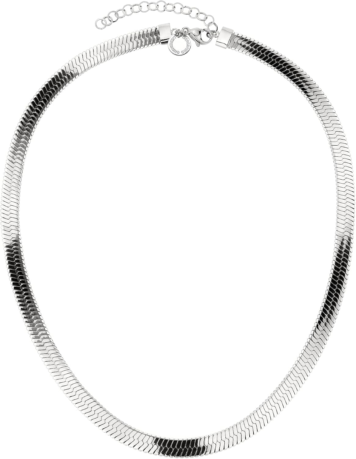 Detalle de Liebeskind Berlin Extra breite Sleek Chain Edelstahl – 45 cm