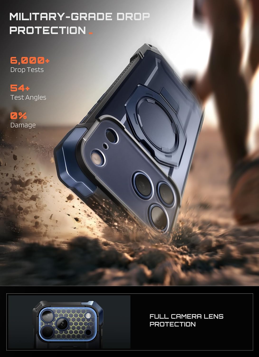 Thumbnail 2 de iPhone 17 Pro Max case with kickstand, 1.5 mm