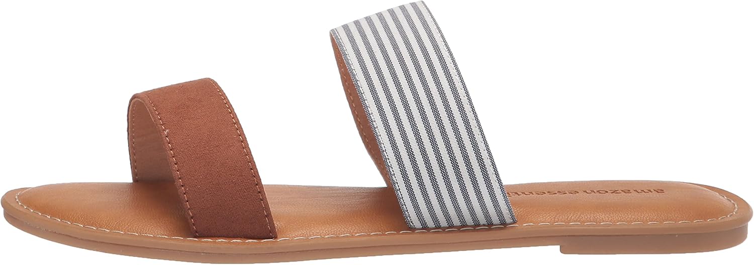 Detalle de Two Band Open Toe Slides with 8mm Heel