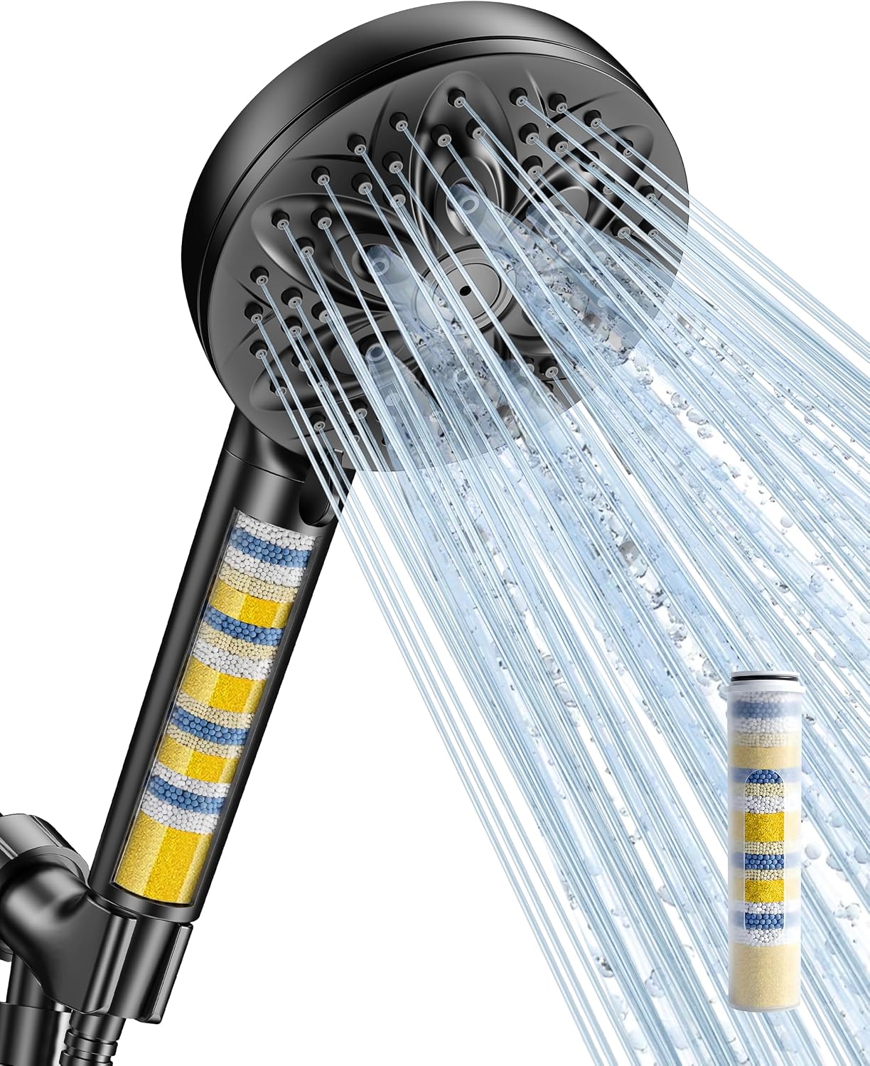 Thumbnail 6 de JDO 4.7" 6-Setting High Pressure Handheld Shower Head