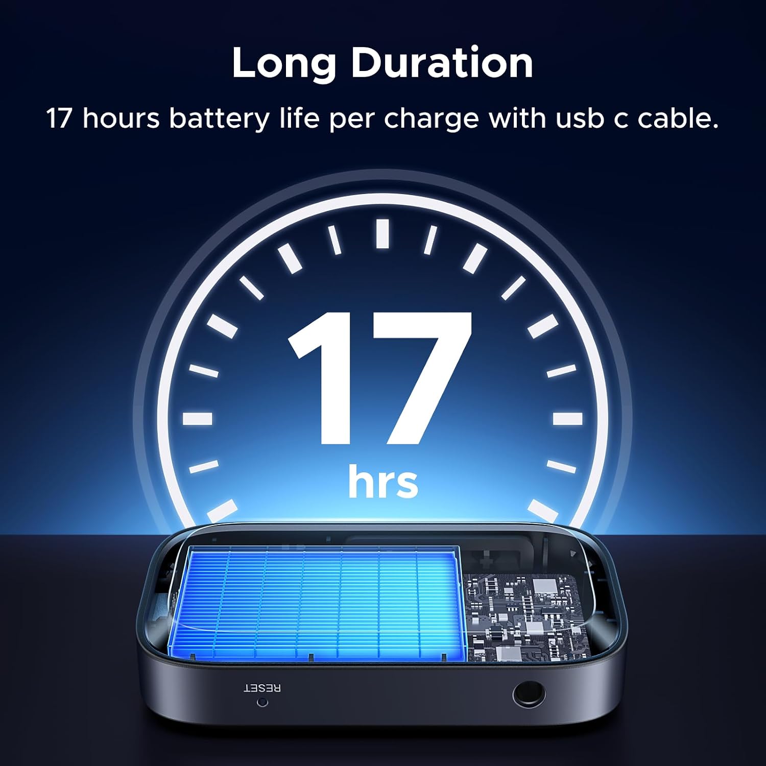 Detalle 2 de UGREEN AUX Bluetooth 6.0 Adapter for Car LDAC — Handsfree & Dual Device