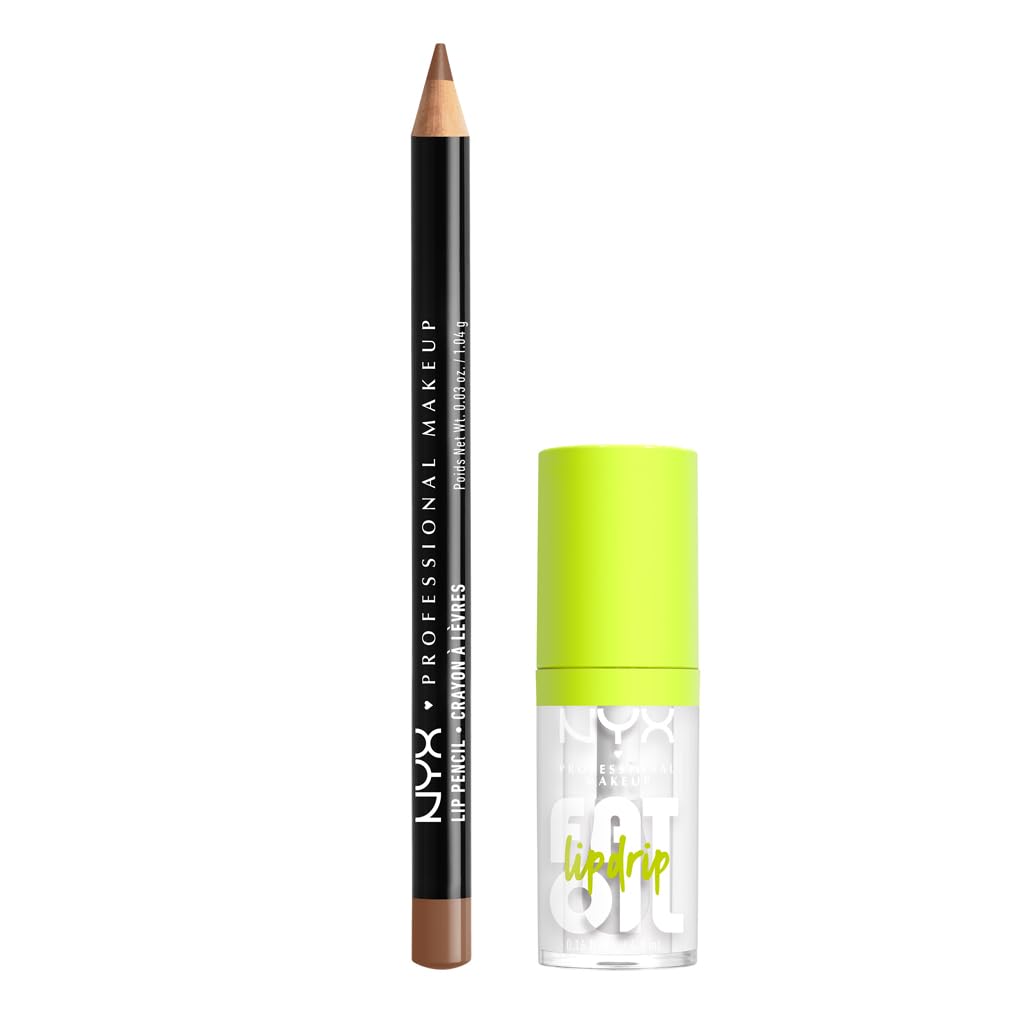 Detalle 2 de NYX Professional Makeup Fat Oil Lip Drip Lipgloss „Livin' the Cream“ – feuchtigkeitsspendend, intensiver Glanz