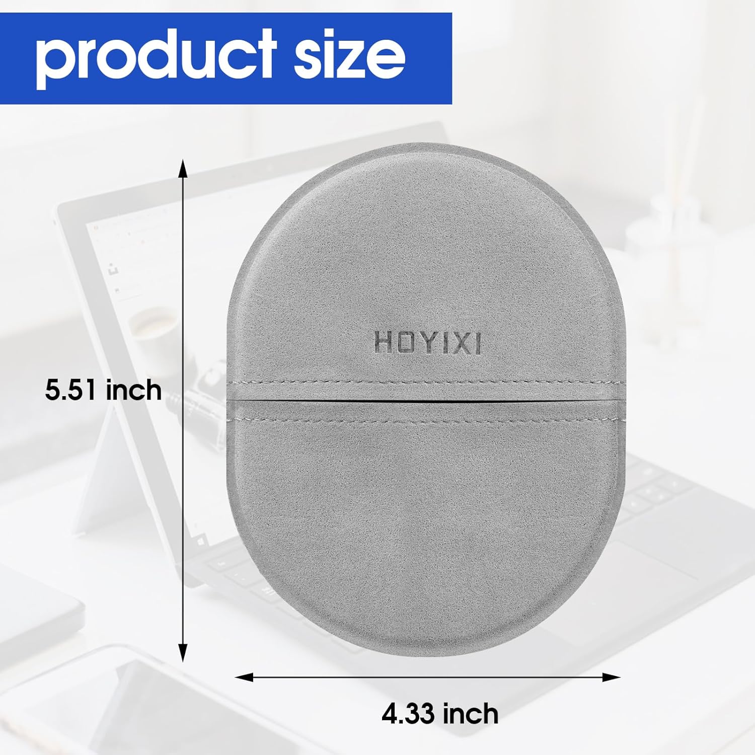 Thumbnail 6 de HoYiXi Microfibre Screen Cleaning Cloth (Grey) for Laptops, Tablets, Phones & TVs