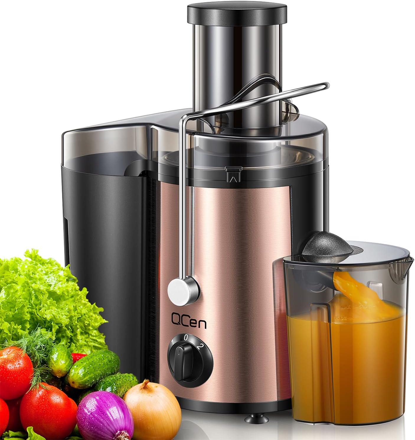 Detalle de QCen Centrifugal Juicer 500W