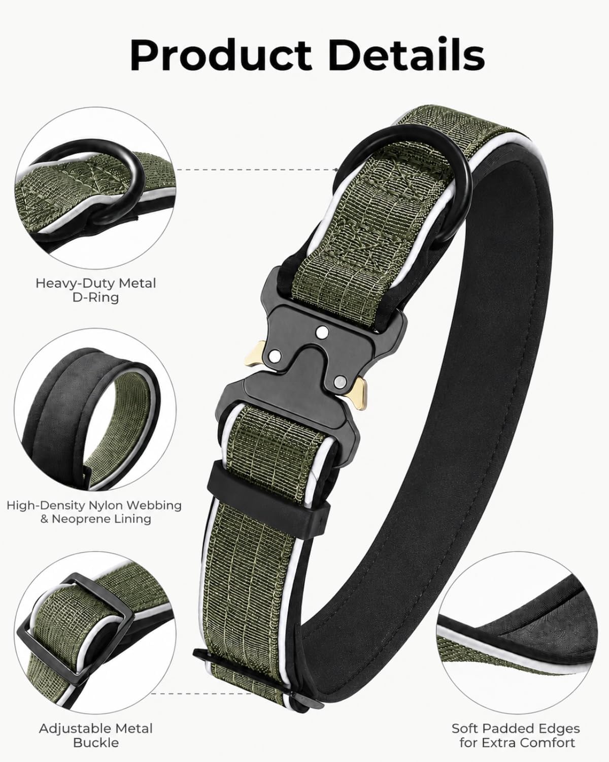 Thumbnail 5 de DO NOT PET Tactical Dog Collar, Large