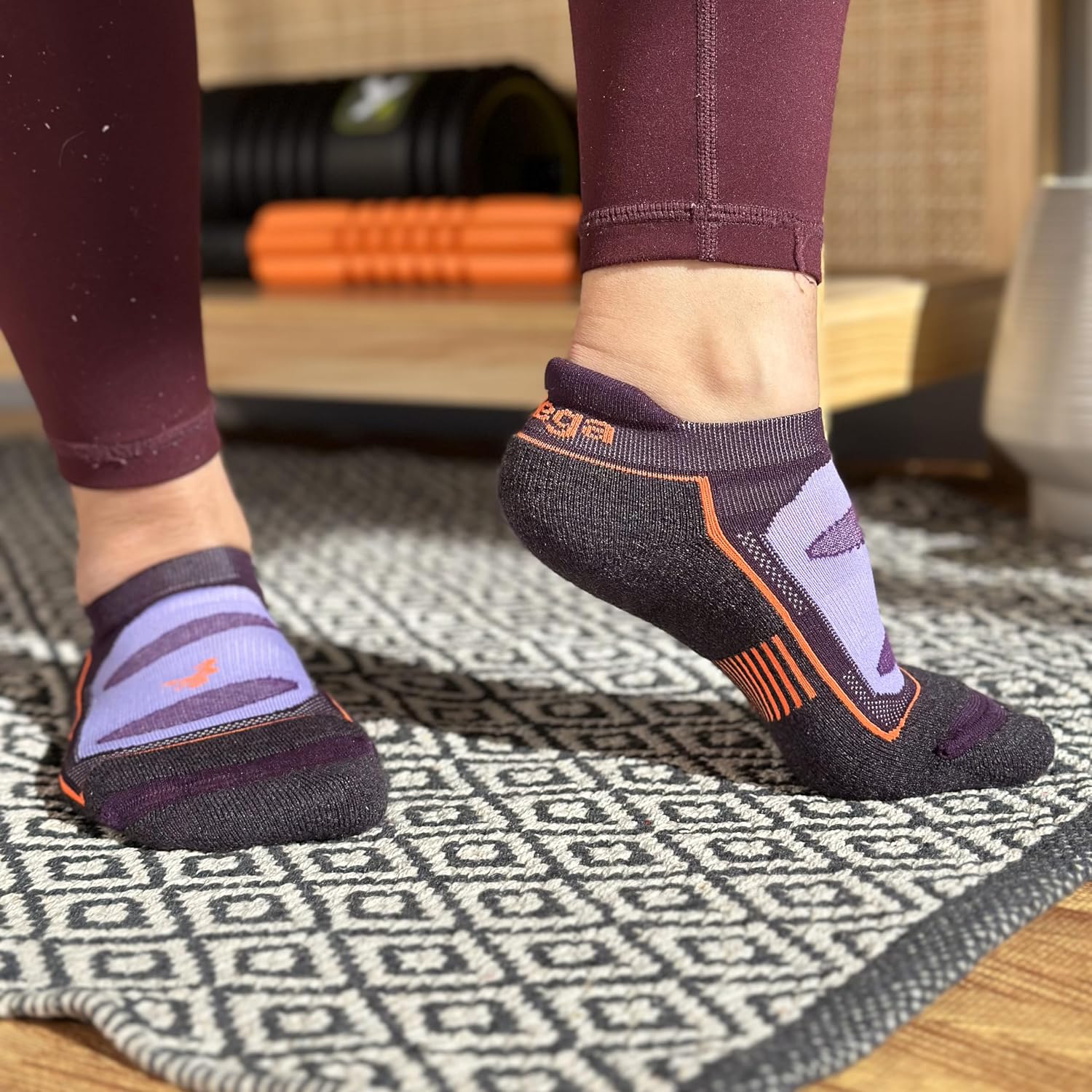 Thumbnail 4 de Balega No Show Chaussette Mixte (lot de 2) – Confort anti-glisse pour la course et le sport