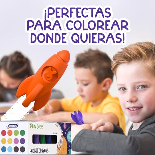 Thumbnail 7 de TinyGeeks 12 Crayons Bebe 3 ans ⚙️