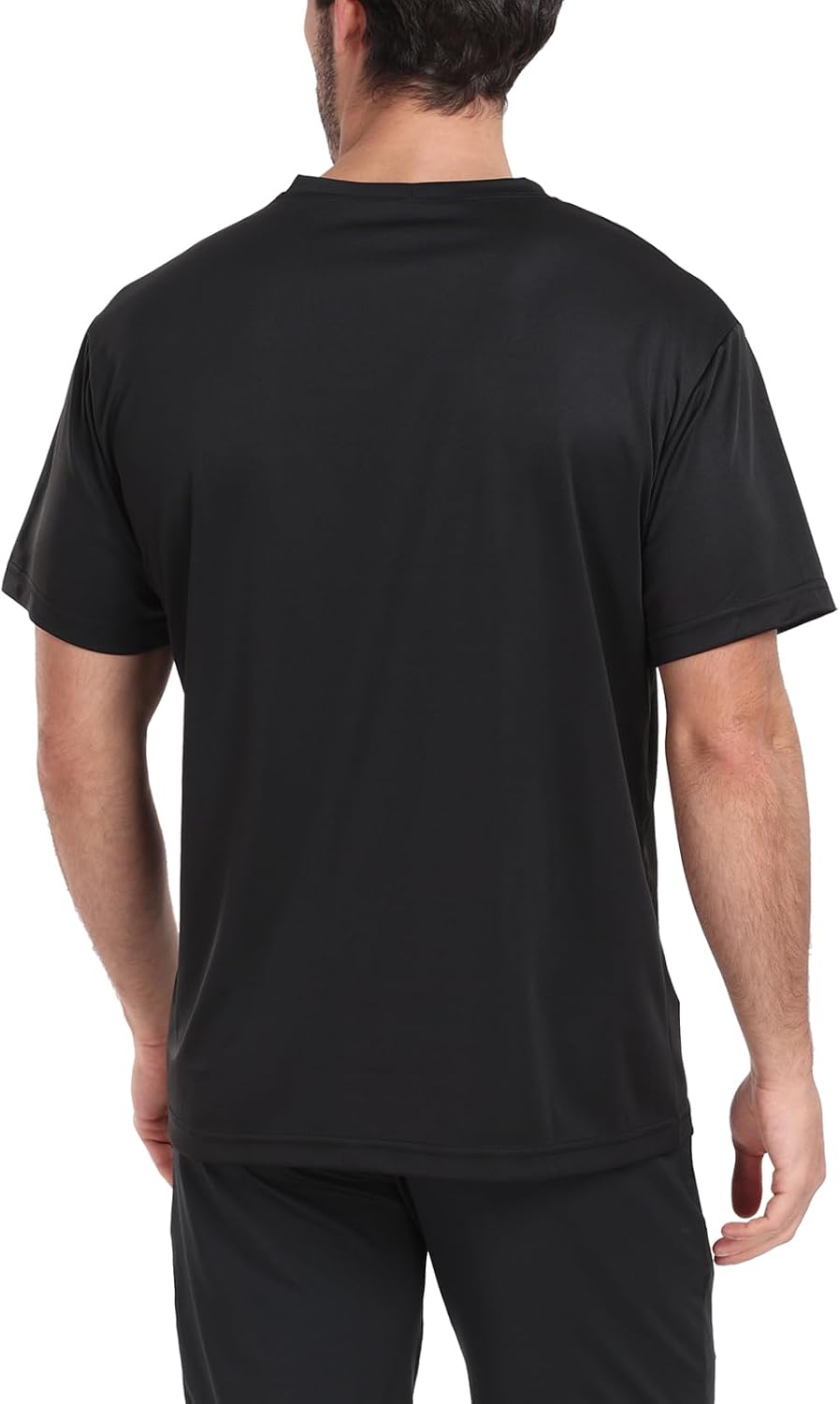 Detalle 2 de HovSiyla 1/5 Pack Workout Shirts for Men – Loose Fit, Quick Dry Short Sleeve Tee