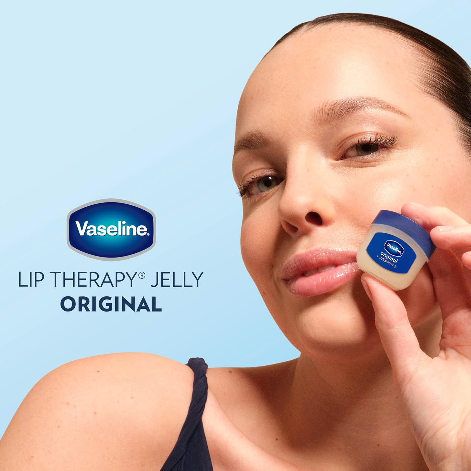Detalle 2 de Vaseline Lip Therapy Original Mini Lip Balm, 0.5 oz, 2 Count