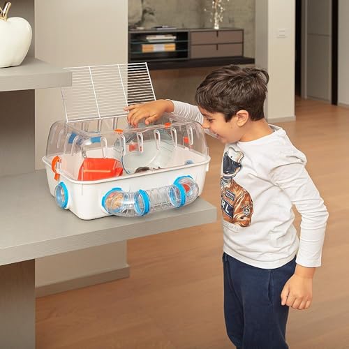 Detalle 2 de Ferplast COMBI 1 jaula para hámsteres 40,5×29,5×22,5 cm 🐹