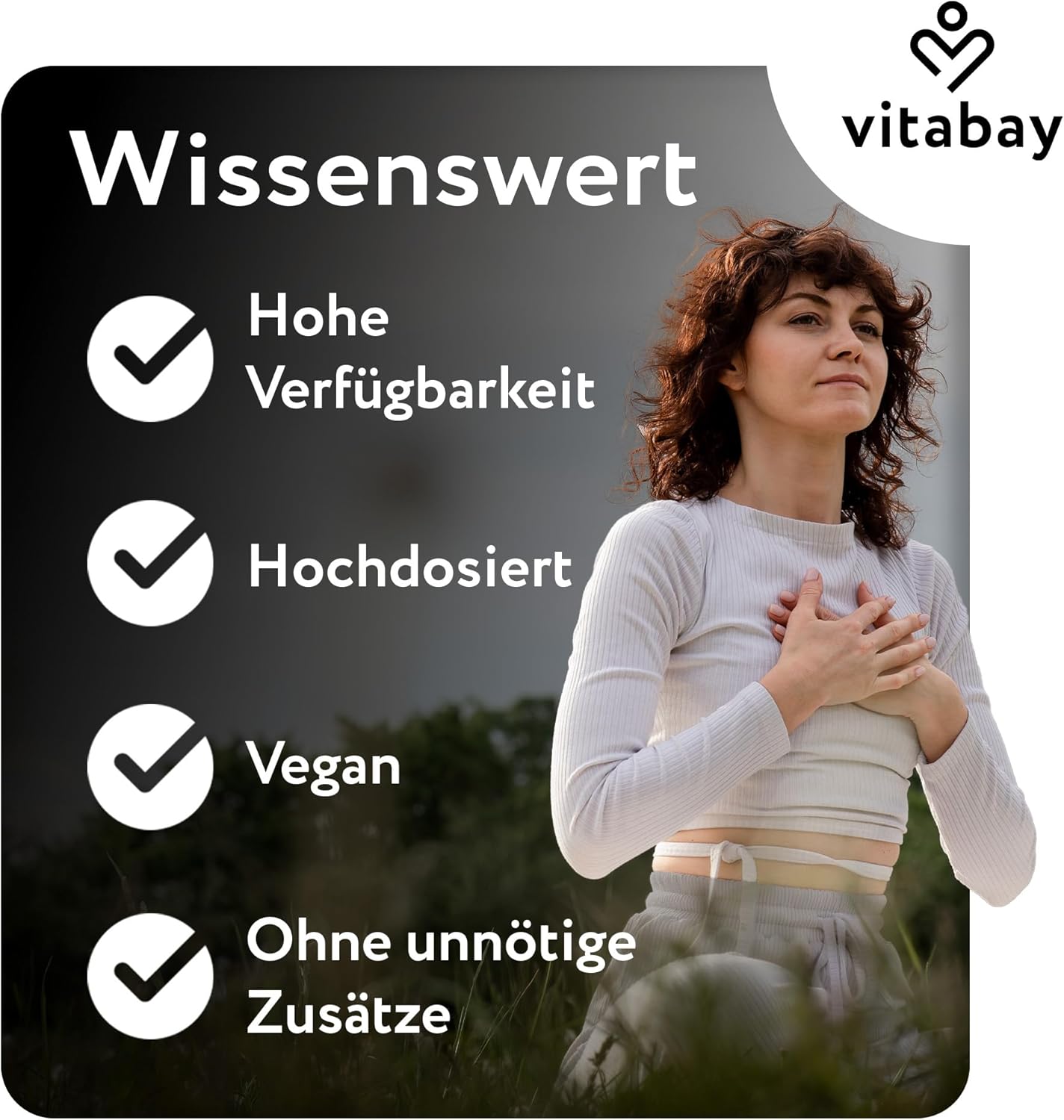 Thumbnail 4 de vitabay Coenzym Q10 Ubiquinon 200 mg – 120 vegane Kapseln (CoQ10 hochdosiert, laborgeprüft)