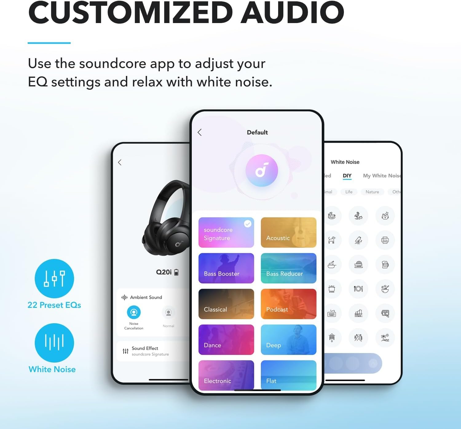 Thumbnail 3 de Soundcore Q20i 40H ANC Wireless Headphones