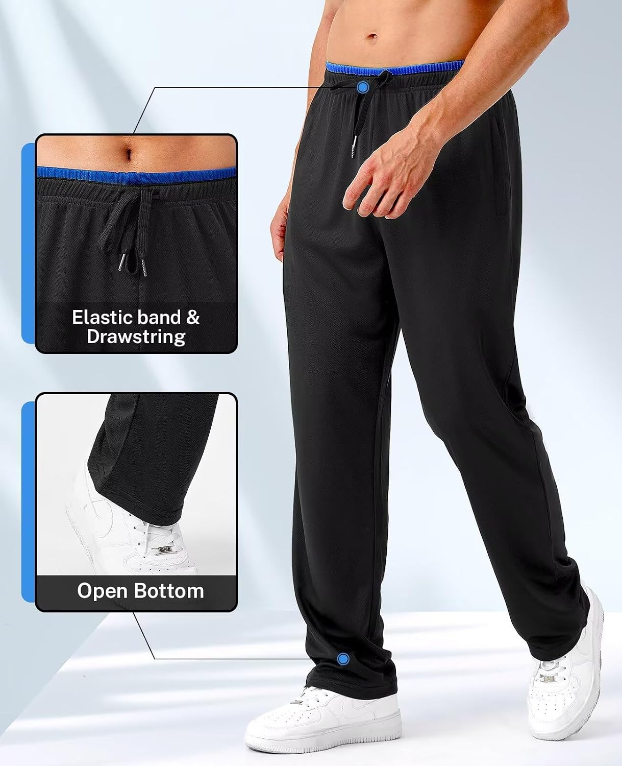 Thumbnail 3 de OZYJD Mens Sweatpants 5-pack mesh joggers