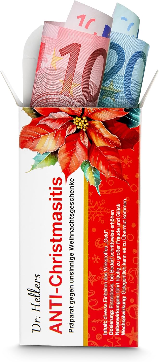 Thumbnail 2 de Geld Geschenkverpackung Set im Medizin-Stil für Weihnachten – lustige Faltschachteln für Gutscheine und Geldgeschenke
