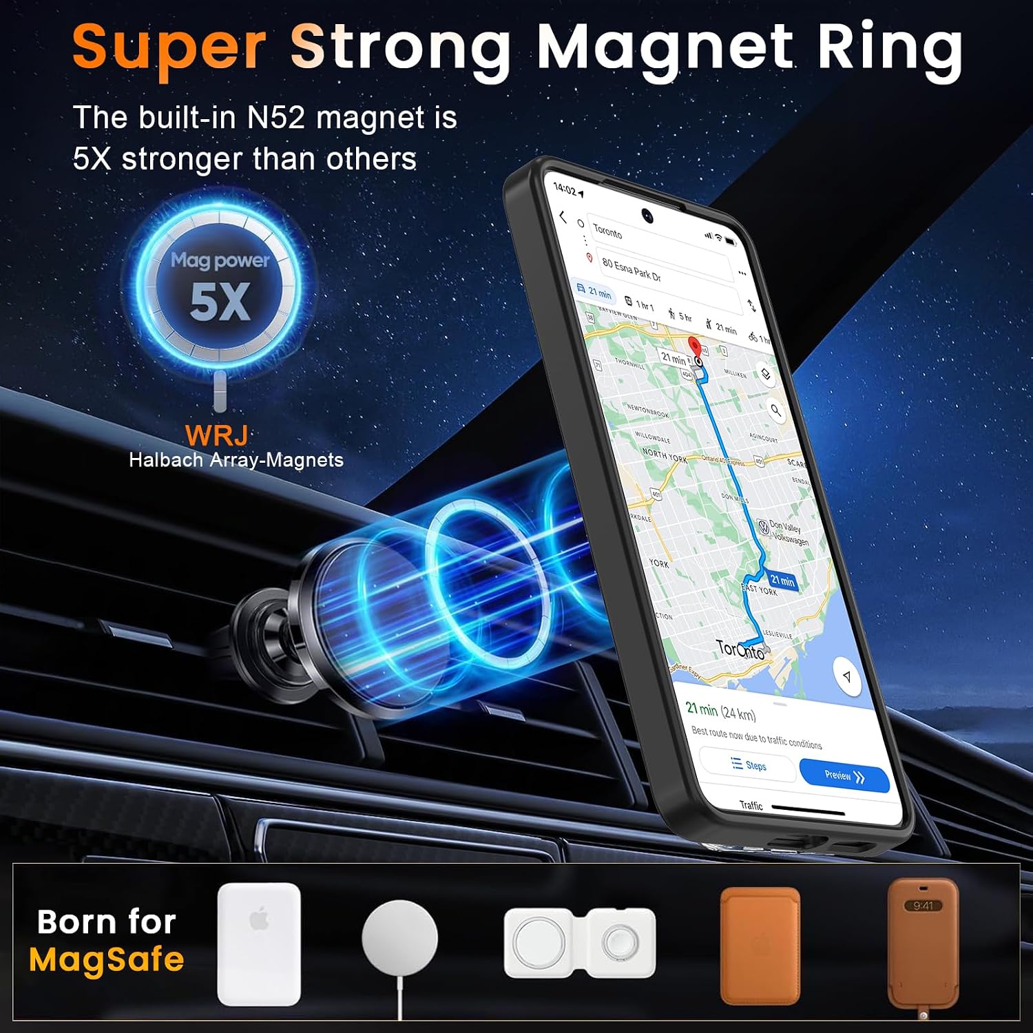 Thumbnail 2 de WRJ Magnetic Matte Case for Galaxy S26+