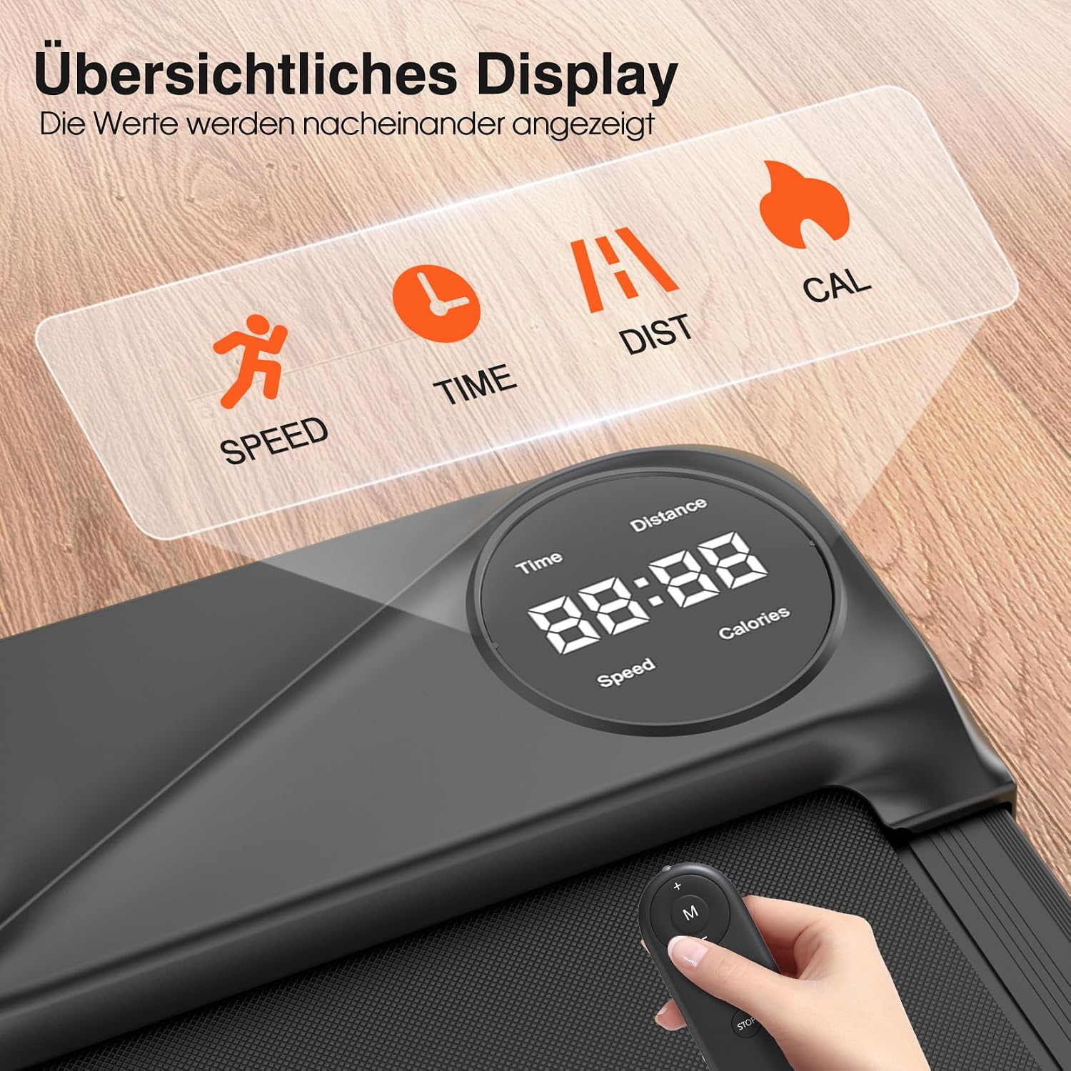 Detalle 2 de THERUN Walking Pad Laufband 2,5 PS