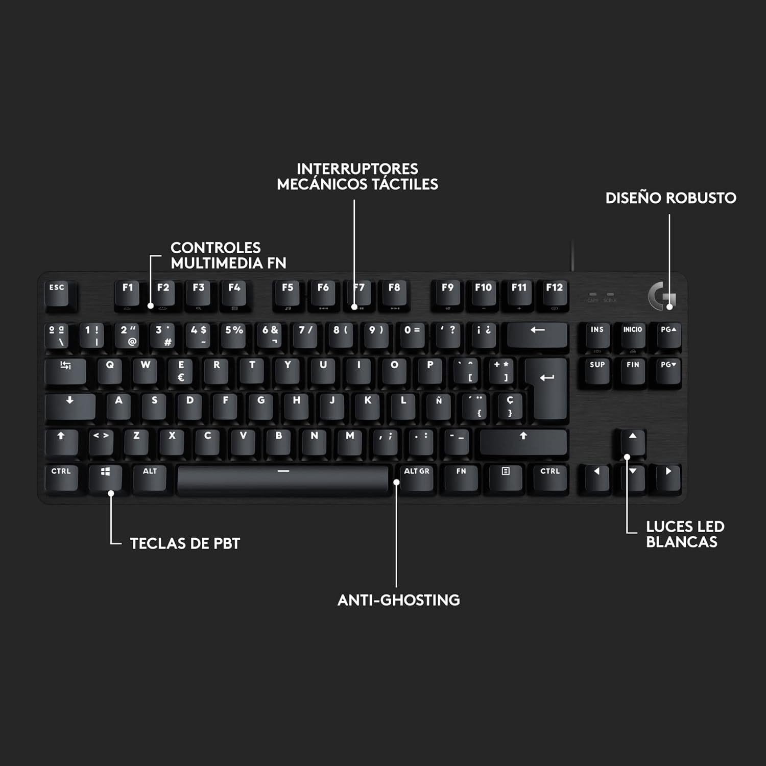 Thumbnail 6 de Logitech G413 TKL SE Teclado mecánico compacto