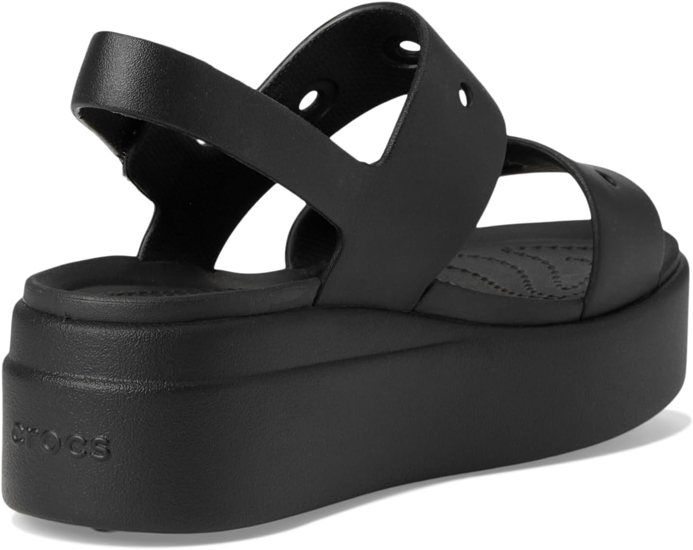 Detalle de Crocs Damen Brooklyn 4u Sandale – leichte Sandale mit verstellbarer Riemenführung