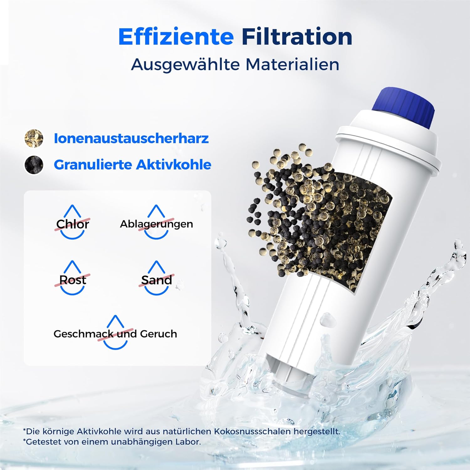 Thumbnail 2 de Waterdrop Kaffeefilter 4er-Pack