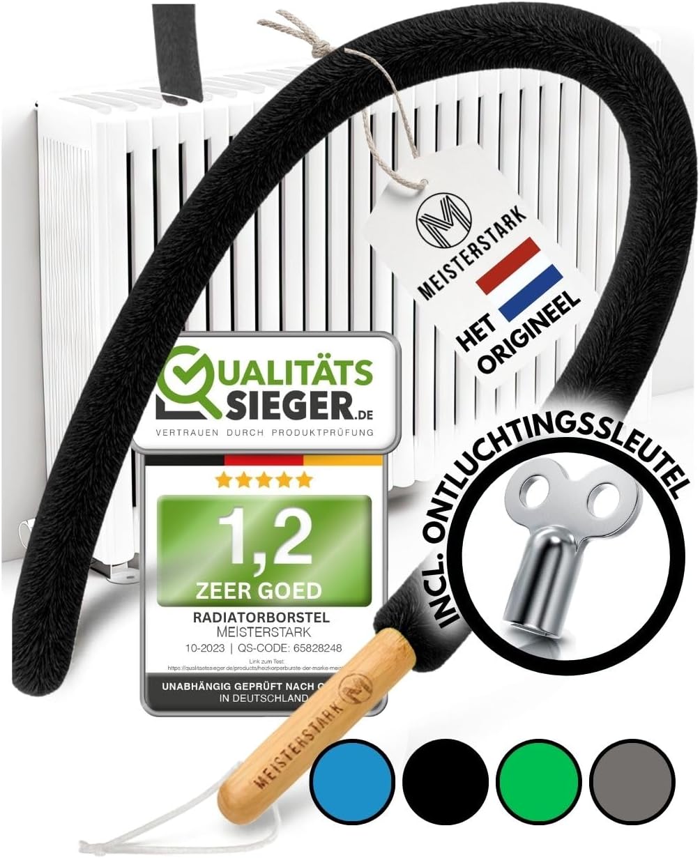 Detalle de M Meisterstark M-020 radiatorborstel, 115 cm, flexibel en wasbaar