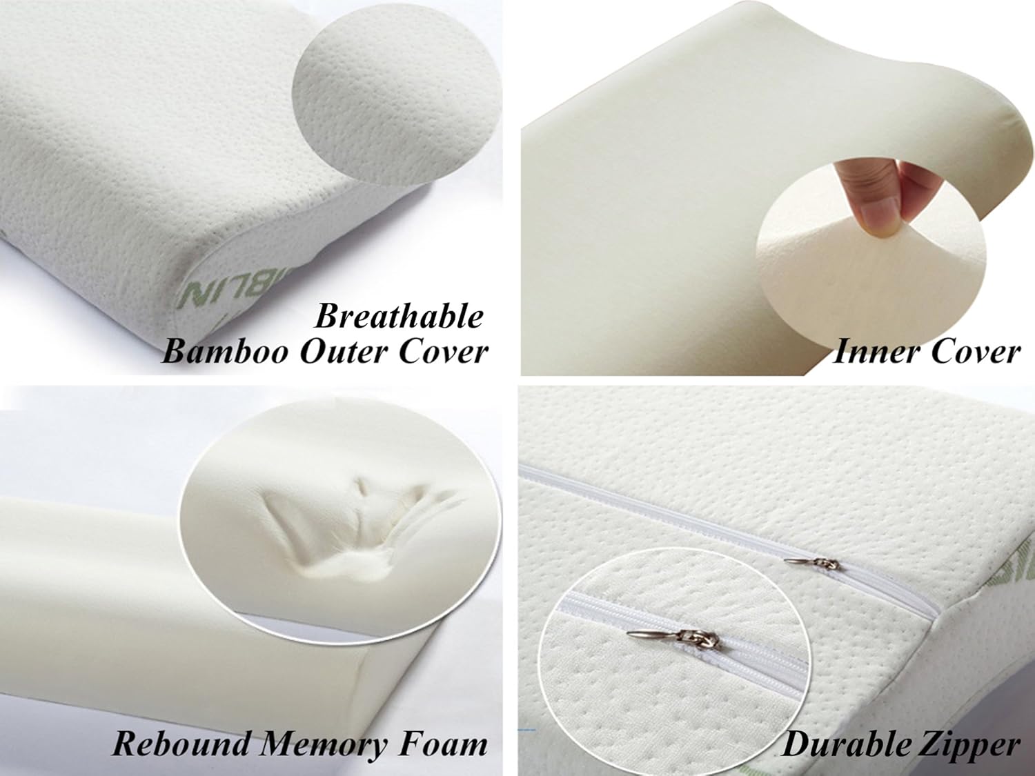 Detalle de Ecosafeter 2026 Memory Foam Cervical Pillow