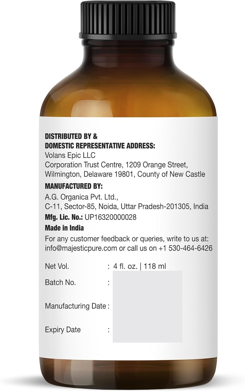 Thumbnail 4 de Majestic Pure Therapeutic-Grade Lemon Essential Oil (Cold-Pressed), 4 fl oz — Glass Dropper Included