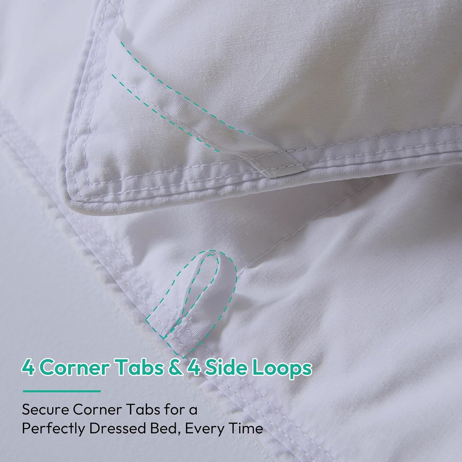 Detalle de Three Geese King Size Duvet 7.5 Tog – Goose Feather Down with Organic Cotton Cover