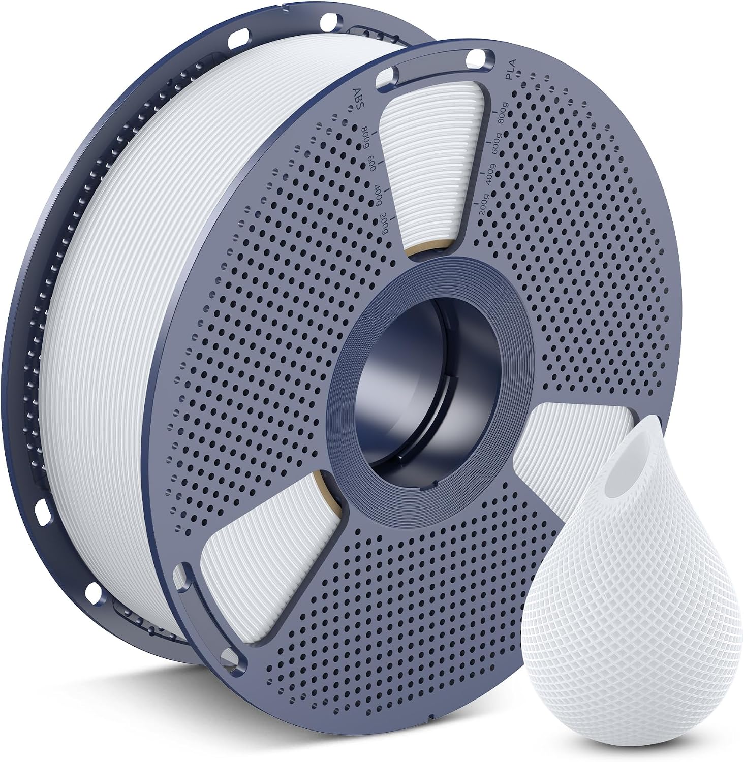 Detalle de SUNLU PETG Filament 1.75mm (PETG Ceramic) — 1kg spool for stronger, less-stringy prints