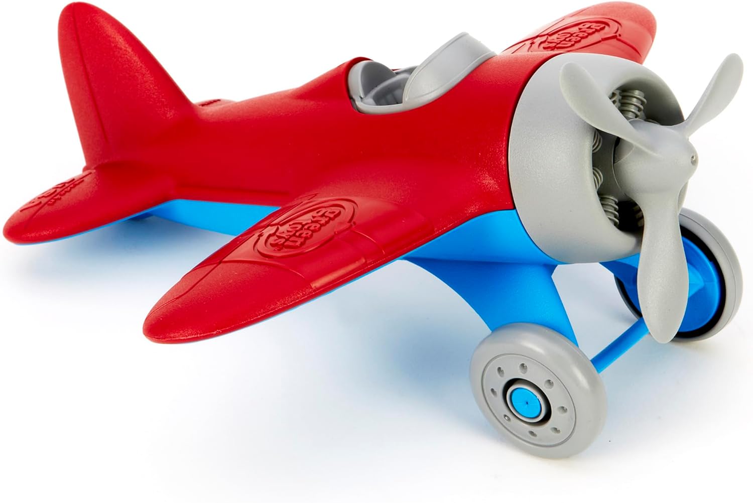 Detalle 2 de Green Toys Airplane Red toy plane for kids ✈