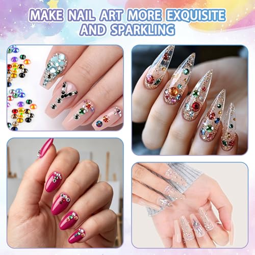 Thumbnail 6 de CAMETNG 32000 Pcs Bedazzling Kit, 40 Colours, 3mm Resin Rhinestones for Nail Art and Craft