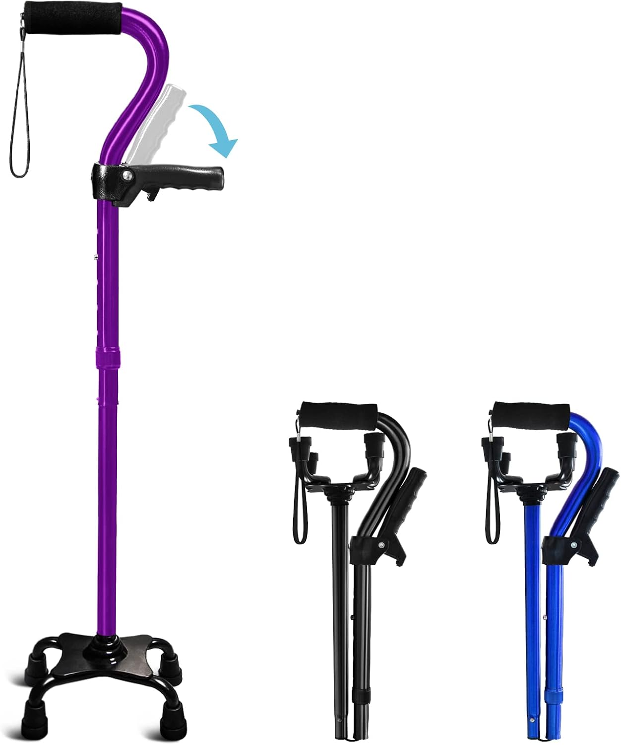Detalle de KingPavonini Walking Cane with Aluminum Alloy