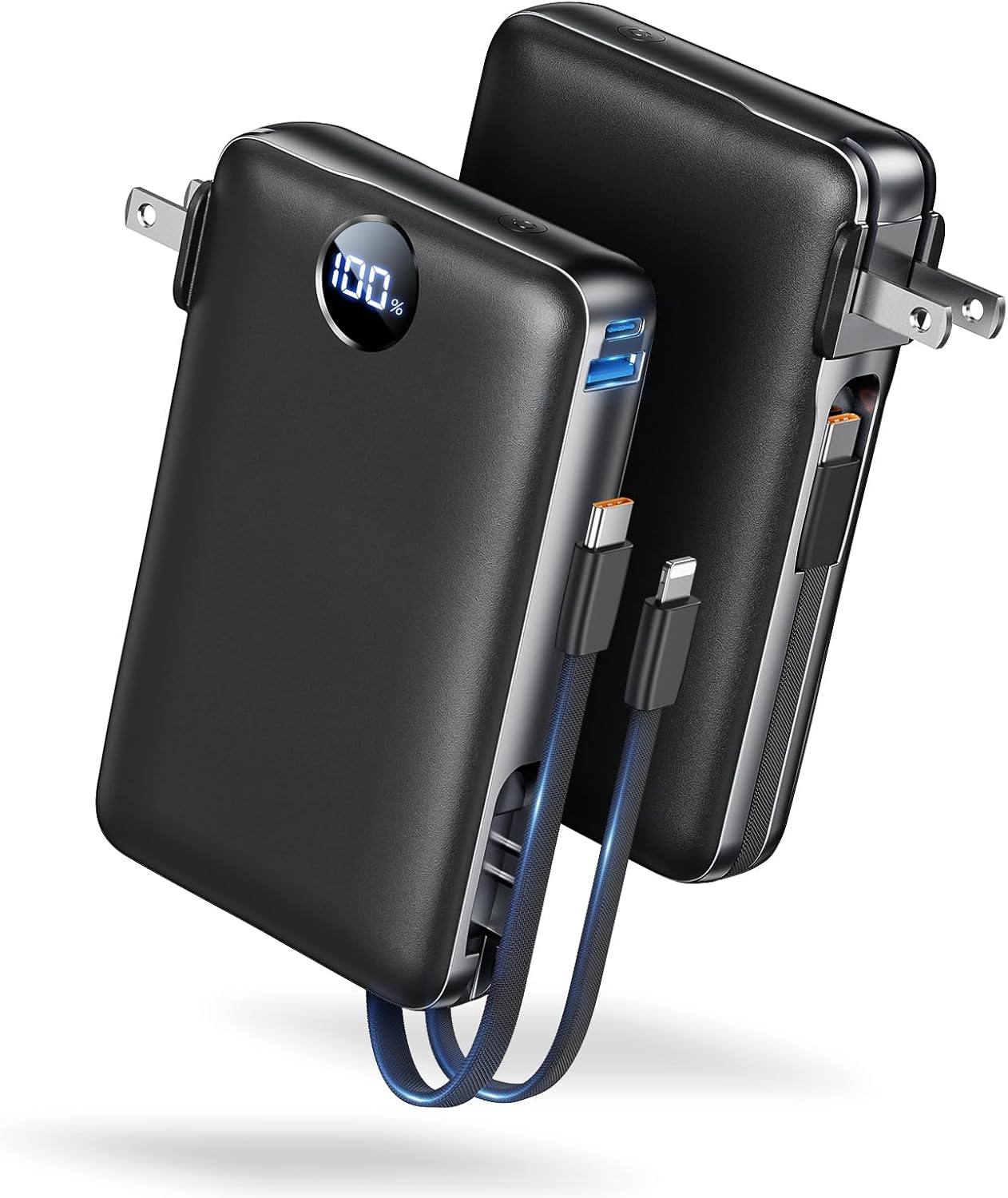 Detalle de Sucrosey CP1 50,000mAh Portable Charger with AC Plug and Built-In Cables