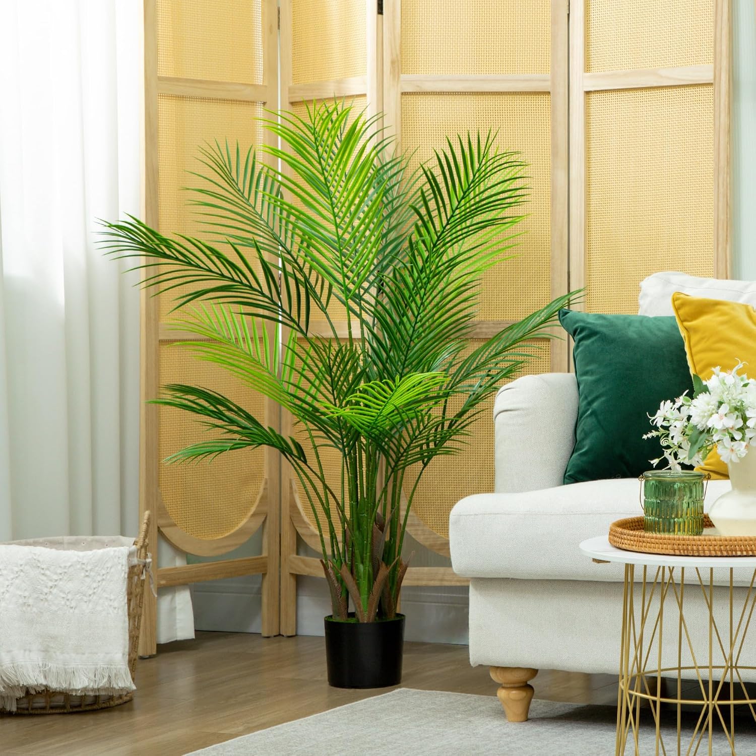 Thumbnail 5 de HOMCOM Palmier artificiel 120 cm