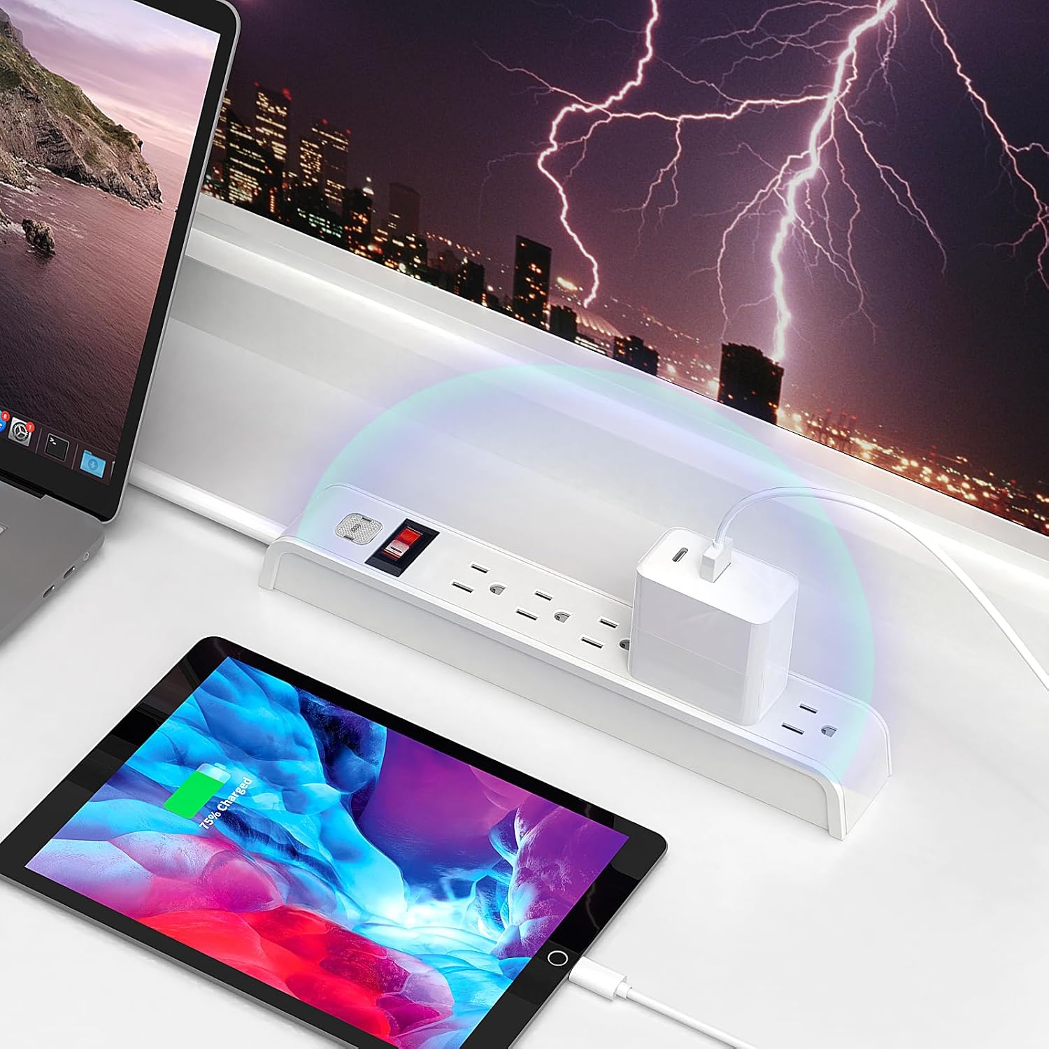 Thumbnail 5 de TiFFCOFiO Surge Protector 600 Joules 4ft