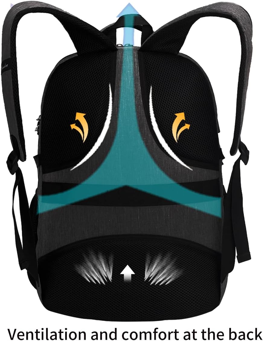 Detalle de SHRRADOO Travel Laptop Backpack for Men and Women: 16.3 Inch Laptop Compatible with Extensive Storage
