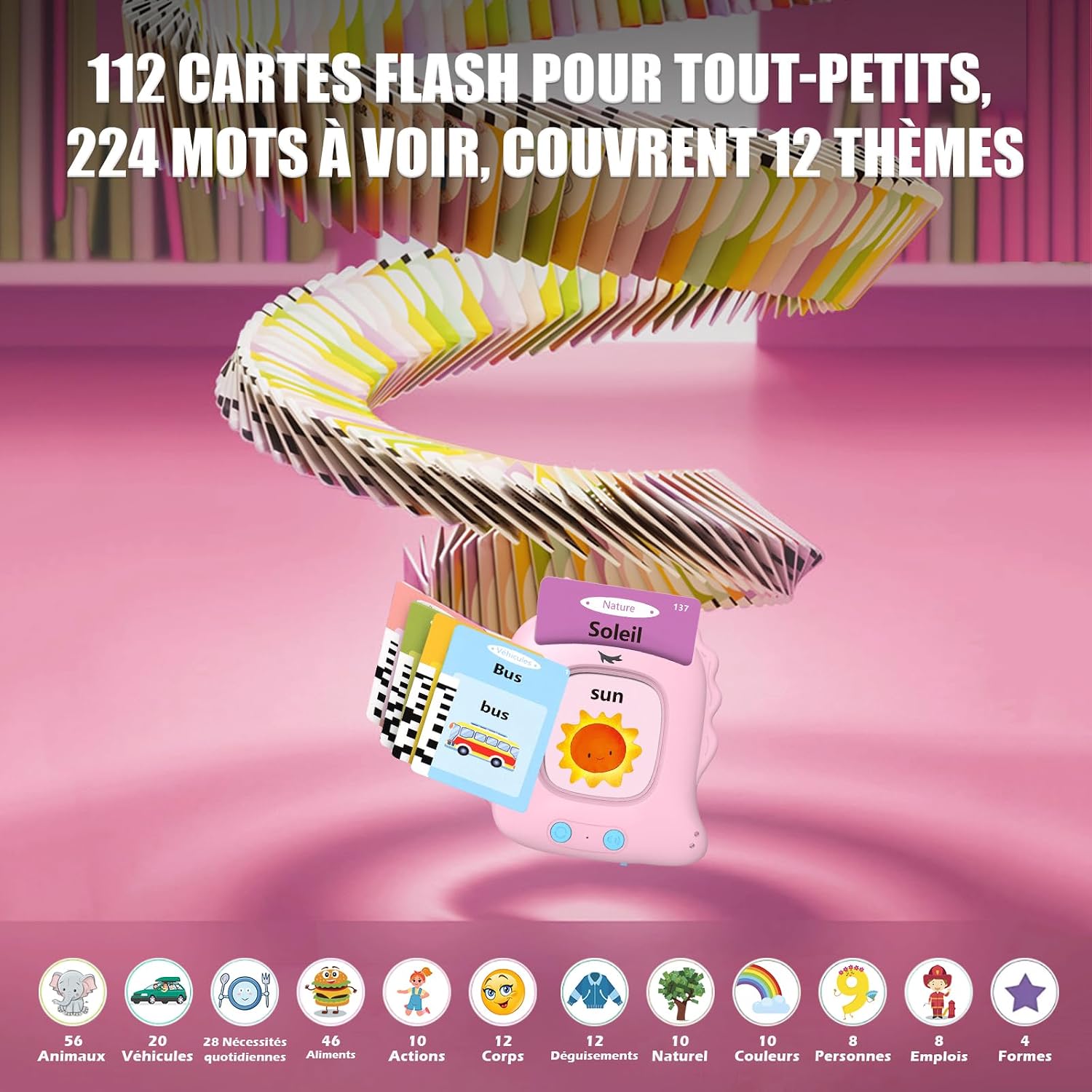 Thumbnail 4 de Cartes Flash Parlantes 112 cartes 🎓