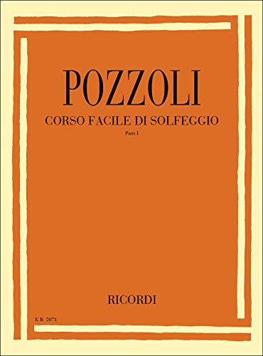 Detalle de Ettore Pozzoli Corso Facile di Solfeggio – Parte 1 (Edizioni Ricordi)